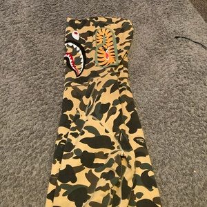 Bape “ yellow “ camo hoodie